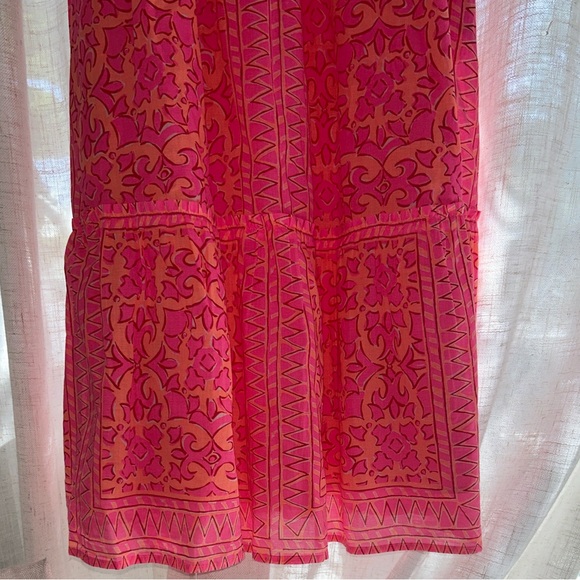 Vineyard Vines Smocked Midi Dress Ruffle Straps NWOT - Picture 8 of 8